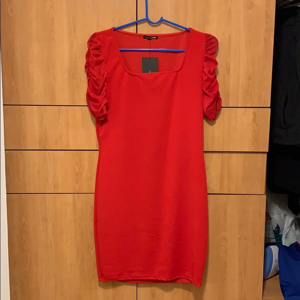 Fashion Nova: All In The Shoulders Mini Dress